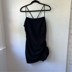 Zara Black Mini Dress with Tie